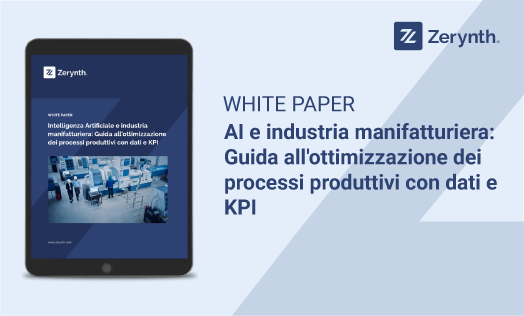 Intelligenza Artificiale e industria manifatturiera: Guida all'ottimizzazione dei processi produttivi con dati e KPI